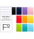 Cuaderno espiral liderpapel folio smart tapa blanda 80h 60gr horizontal 8mm con margen colores surtidos