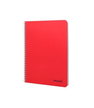 Cuaderno espiral liderpapel a5 micro smart tapa blanda 80h60gr horizontal 7mm doble margen 6 taladros colores