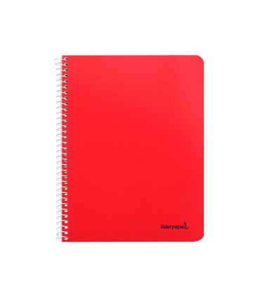 Cuaderno espiral liderpapel a5 micro smart tapa blanda 80h60gr horizontal 7mm doble margen 6 taladros colores