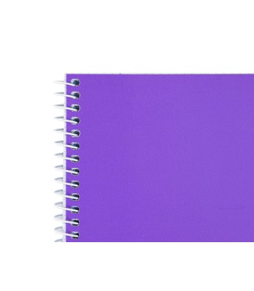 Cuaderno espiral liderpapel a4 micro smart tapa blanda 80h60gr cuadro 5mm doble margen 4 taladros colores surtidos