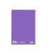 Cuaderno espiral liderpapel folio smart tapa blanda 80h 60gr cuadro 4mm con margen color violeta