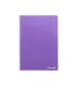 Cuaderno espiral liderpapel folio smart tapa blanda 80h 60gr cuadro 4mm con margen color violeta