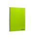 Cuaderno espiral liderpapel folio smart tapa blanda 80h 60gr cuadro 4mm con margen color verde