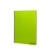 Cuaderno espiral liderpapel folio smart tapa blanda 80h 60gr cuadro 4mm con margen color verde