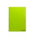 Cuaderno espiral liderpapel folio smart tapa blanda 80h 60gr cuadro 4mm con margen color verde