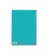 Cuaderno espiral liderpapel folio smart tapa blanda 80h 60gr cuadro 4mm con margen color turquesa