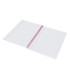 Cuaderno espiral liderpapel folio smart tapa blanda 80h 60gr cuadro 4mm con margen color rosa