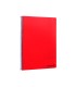 Cuaderno espiral liderpapel folio smart tapa blanda 80h 60gr cuadro 4mm con margen color rojo