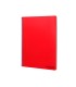 Cuaderno espiral liderpapel folio smart tapa blanda 80h 60gr cuadro 4mm con margen color rojo