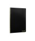 Cuaderno espiral liderpapel folio smart tapa blanda 80h 60gr cuadro 4mm con margen color negro