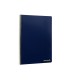 Cuaderno espiral liderpapel folio smart tapa blanda 80h 60gr cuadro 4mm con margen color azul oscuro