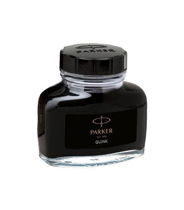 Tinta estilografica parker negra bote 57 ml