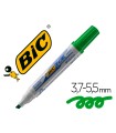 Rotulador bic velleda para pizarra verde punta biselada 5,9 mm