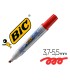 Rotulador bic velleda para pizarra rojo punta biselada 59 mm