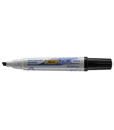 Rotulador bic velleda para pizarra negro punta biselada 59 mm