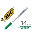 Rotulador bic velleda para pizarra verde punta redonda 1,4 mm