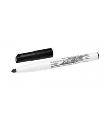 Rotulador bic velleda para pizarra negro punta redonda 14 mm