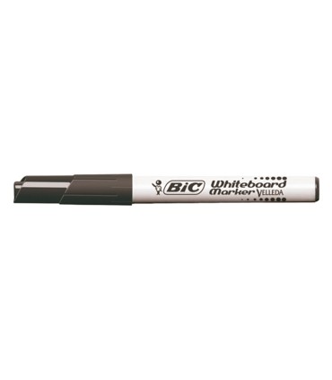 Rotulador bic velleda para pizarra negro punta redonda 14 mm