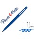 Rotulador paper mate flair original punta fibra azul