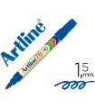 Rotulador artline marcador permanente ek-70 azul punta redonda 1.5 mm papel metal y cristal