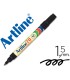 Rotulador artline marcador permanente ek 70 negro punta redonda 15 mm papel metal y cristal