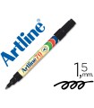 Rotulador artline marcador permanente ek-70 negro punta redonda 1.5 mm papel metal y cristal