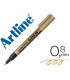 Rotulador artline marcador permanente tinta metalica ek 999 oro punta redonda 08 mm