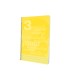 Cuaderno espiral liderpapel folio pautaguia tapa plastico 80h 75gr cuadro pautado 3mm con margen color amarillo