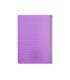 Cuaderno espiral liderpapel folio pautaguia tapa plastico 80h 75gr cuadro pautado 4mm con margen color violeta