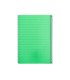 Cuaderno espiral liderpapel folio pautaguia tapa plastico 80h 75gr cuadro pautado 4mm con margen color verde