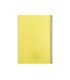 Cuaderno espiral liderpapel folio pautaguia tapa plastico 80h 75gr cuadro pautado 4mm con margen color amarillo