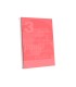 Cuaderno espiral liderpapel folio pautaguia tapa plastico 80h 75gr cuadro pautado 3mm con margen color rojo