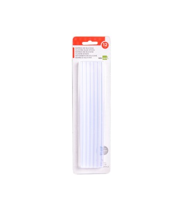 Barra termofusible liderpapel 7 mm de diametro x 200 mm de alto blister de 12 unidades