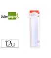 Barra termofusible liderpapel 7 mm de diametro x 200 mm de alto blister de 12 unidades