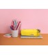 Bolso escolar liderpapel portatodo rectangular 3 bolsillos amarillo pastel 185x80x70 mm