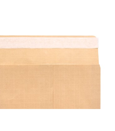 Sobre liderpapel bolsa armado kraft envio seguridad 260x360 mm solapa tira de silicona 120 gr caja de 100 unidades