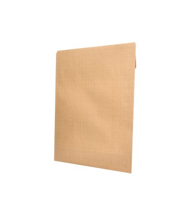 Sobre liderpapel bolsa fuelle kraft armado 280x365x50mm solapa tira de silicona papel 155 gr caja de 50 unidades