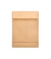 Sobre liderpapel bolsa fuelle kraft 229x324x30 mm solapa tira de silicona papel 120 gr caja de 50 unidades