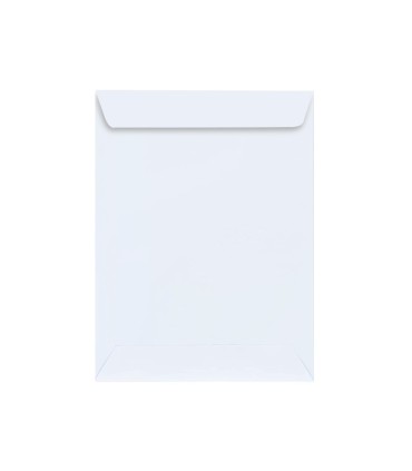 Sobre liderpapel bolsa blanco 310x410 mm solapa tira de silicona papel offset 100 gr caja de 250 unidades