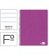 Cuaderno espiral liderpapel folio write tapa blanda 80h 60gr pauta 25 mm con margen color rosa