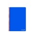 Cuaderno espiral liderpapel folio write tapa blanda 80h 60gr horizontal con margen color azul