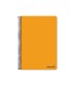 Cuaderno espiral liderpapel folio write tapa blanda 80h 60gr cuadro 4mm con margen color naranja