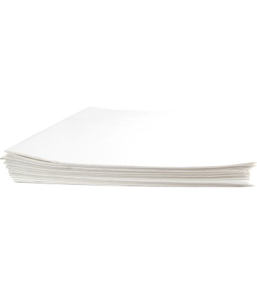 Papel seda 52x76 cm 18 gr blanco paquete de 500 hojas