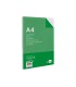 Recambio liderpapel a4 100 hojas 60g m2 cuadro 8mm con margen 4 taladros