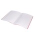 Libreta liderpapel 360 tapa de plastico a5 48 hojas 90g m2 pauta 5 25mm con margen colores surtidos