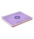 Cuaderno espiral liderpapel a5 micro antartik tapa forrada120h 90 gr cuadro 5mm 5 banda 6 taladros color lavanda