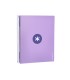 Cuaderno espiral liderpapel a4 micro antartik tapa forrada120h 100 gr cuadro 5mm 5 banda4 taladros color lavanda