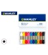 Lapices cera manley caja de 10 colores surtidos