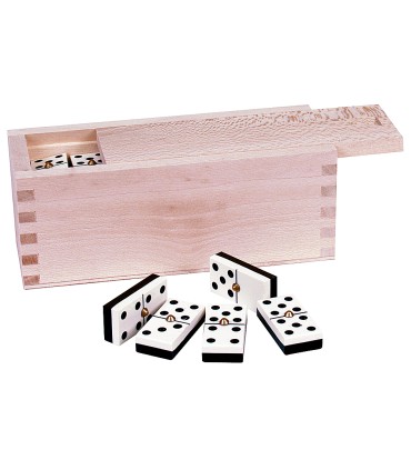 Domino profesional chamelo caja madera