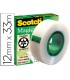 Cinta adhesiva scotch magic invisible 33 mt x 12 mm